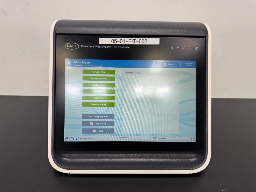 Image of PALL Flowstar V Filter Integrity Test Instrument